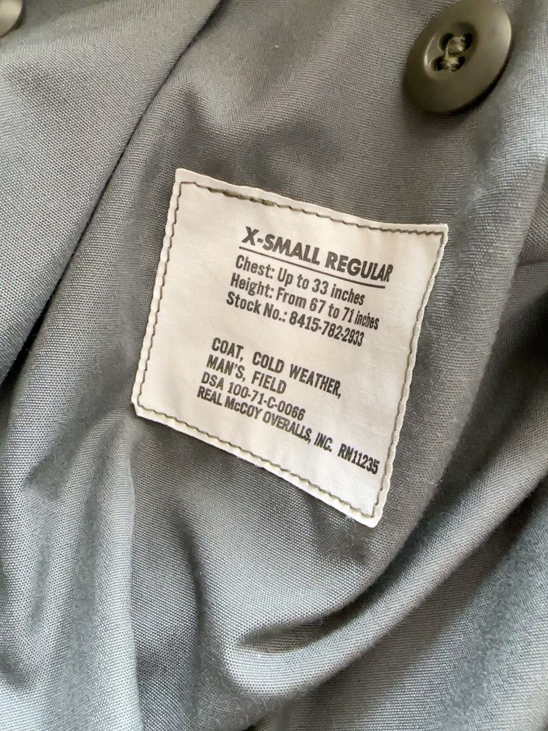 The Real McCoy's The Real McCoy M65 Jacket XS Size US XS / EU 42 / 0 - 2 Thumbnail