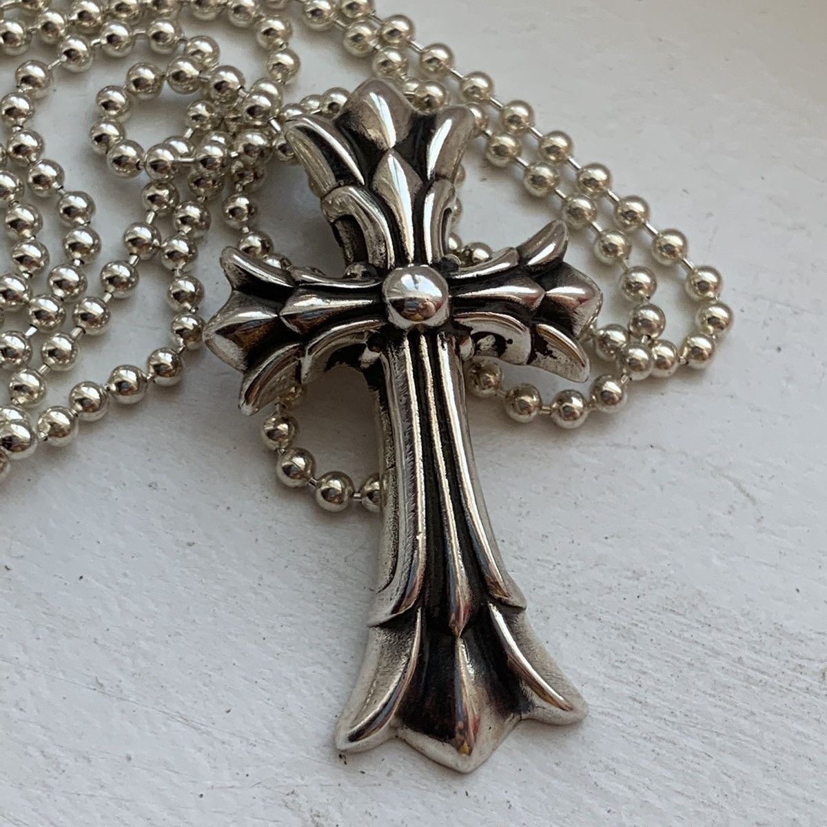 Chrome Hearts Double Cross Necklace