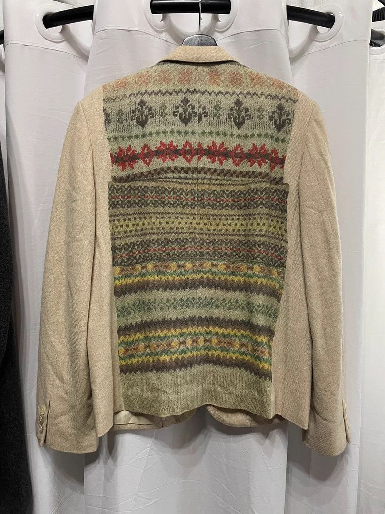 Comme des Garcons Vintage Comme des Garçons Ethnic Pattern Blazer Size US M / EU 48-50 / 2 - 2 Thumbnail