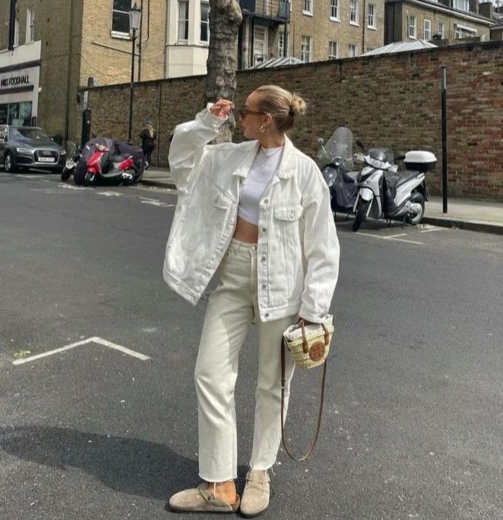 Dries Van Noten Dries Van Noten White Denim Jacket Size US M / EU 48-50 / 2 - 5 Thumbnail