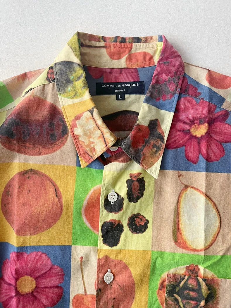Comme des Garcons Comme Des Garcons 04AW Fruit Print Shirt Size US M / EU 48-50 / 2 - 4 Thumbnail