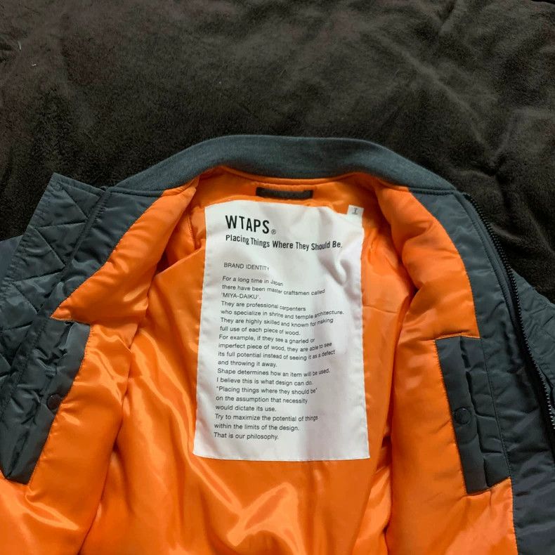 Wtaps WTAPS 16AW MA1 Bomber Jacket S Size US S / EU 44-46 / 1 - 4 Thumbnail