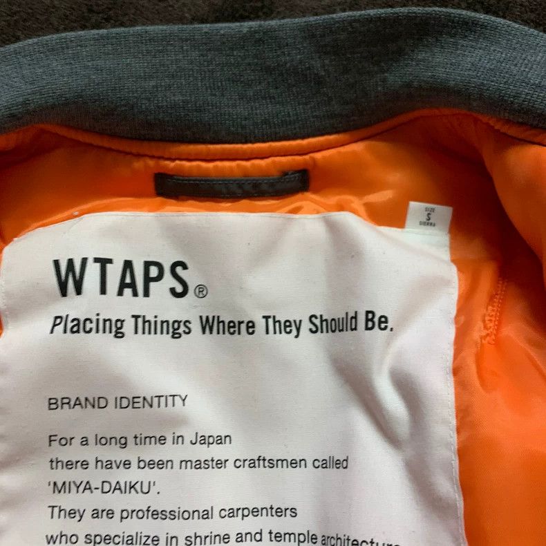 Wtaps WTAPS 16AW MA1 Bomber Jacket S Size US S / EU 44-46 / 1 - 5 Thumbnail