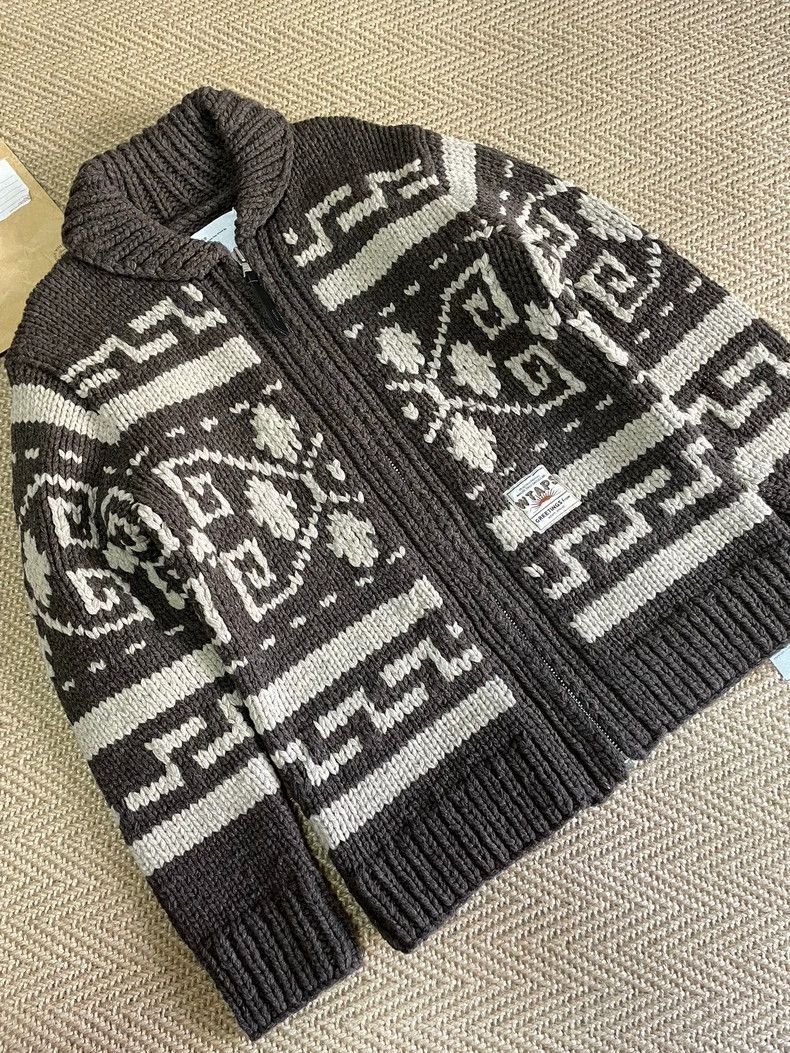 Wtaps WTAPS COWICHAN WOOL SWEATER 13AW Size US S / EU 44-46 / 1 - 5 Thumbnail