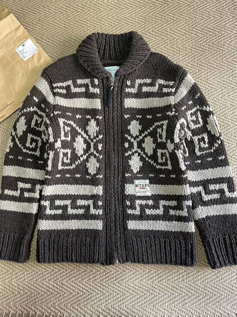 Wtaps WTAPS COWICHAN WOOL SWEATER 13AW Size US S / EU 44-46 / 1 - 2 Thumbnail