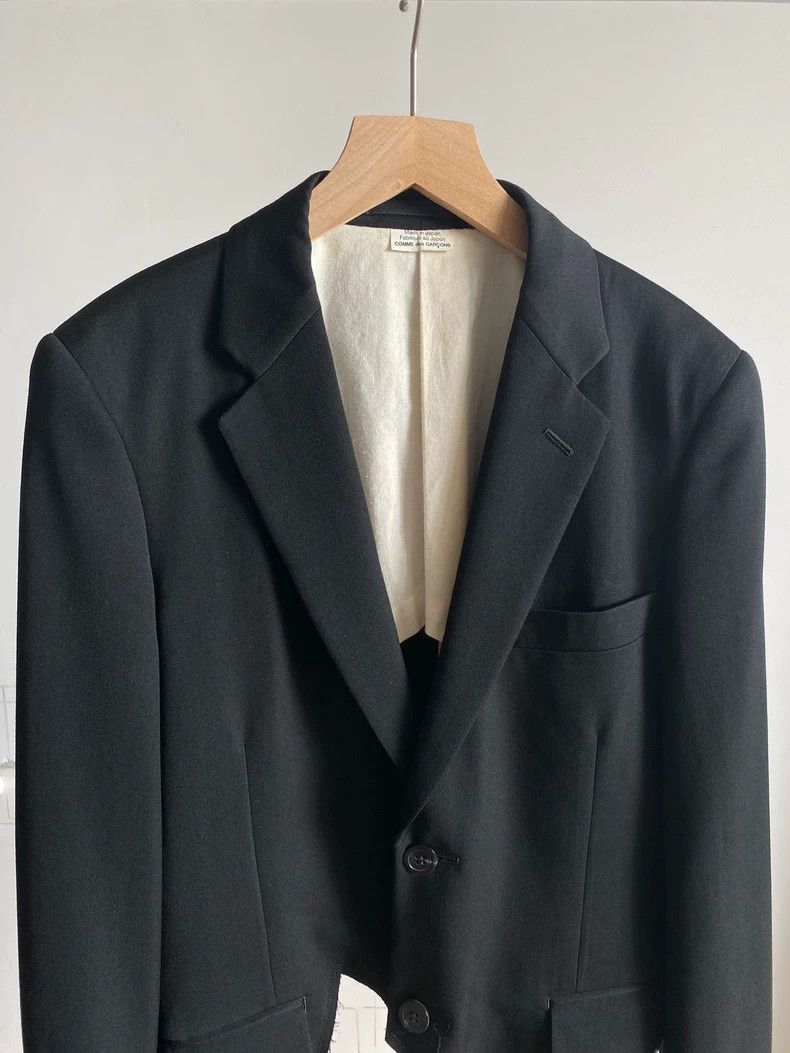 Comme des Garcons COMME des GARCONS Asymmetric Wool Blazer Size US XS / EU 42 / 0 - 3 Thumbnail