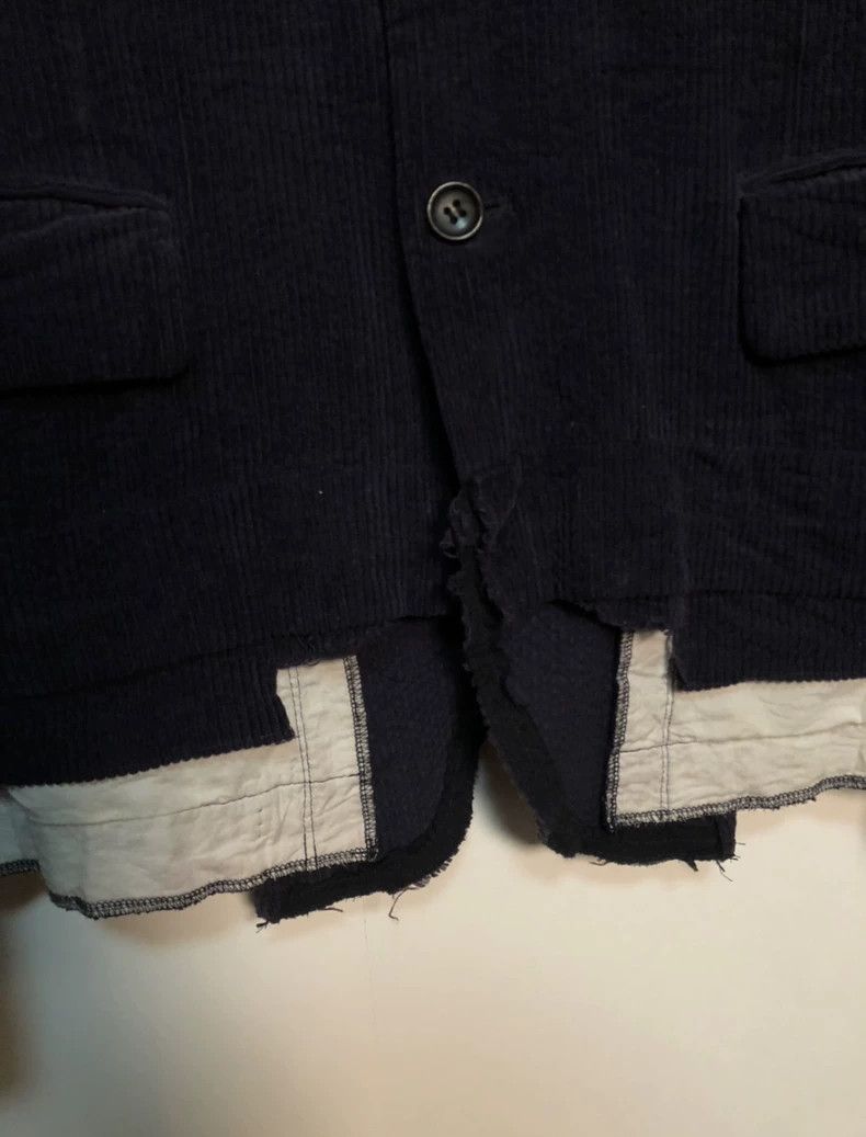 Comme des Garcons Comme des Garcons Deconstructed Corduroy Blazer Size US S / EU 44-46 / 1 - 2 Thumbnail