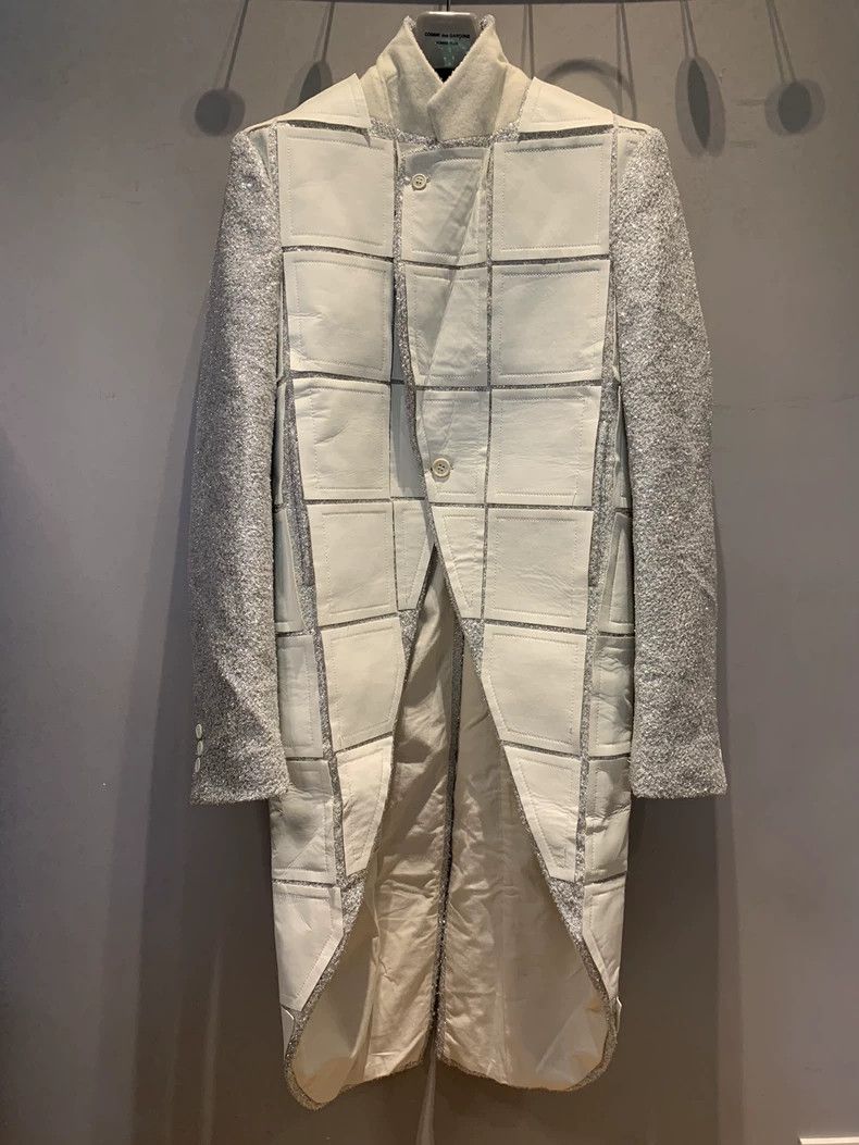 Comme des Garcons Comme des Garçons White Tailcoat Coat Size US M / EU 48-50 / 2 - 3 Thumbnail