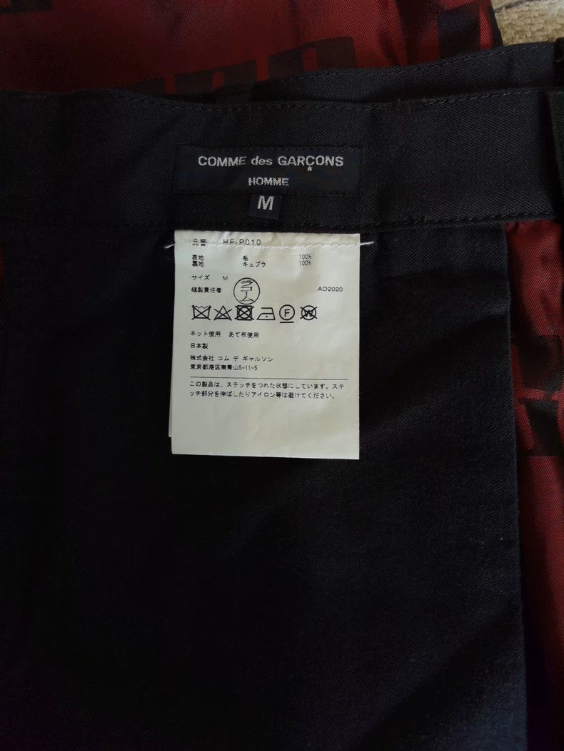 Comme des Garcons Comme des Garcons Homme Wool Cropped Trousers Size US 34 / EU 50 - 4 Thumbnail