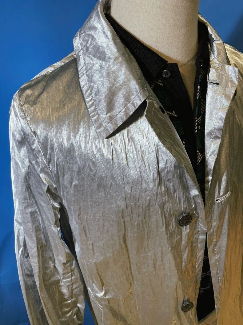 Dries Van Noten Dries Van Noten Metallic Trench Coat Size US L / EU 52-54 / 3 - 6 Thumbnail
