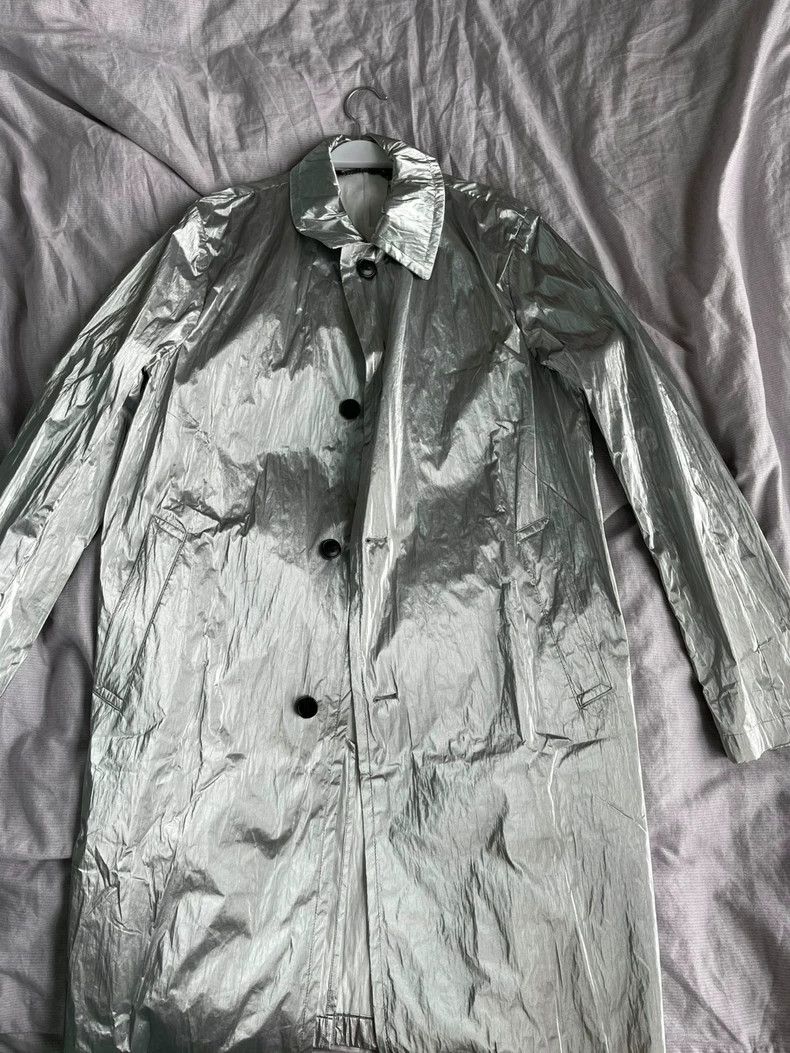 Dries Van Noten Dries Van Noten Metallic Trench Coat Size US L / EU 52-54 / 3 - 2 Thumbnail