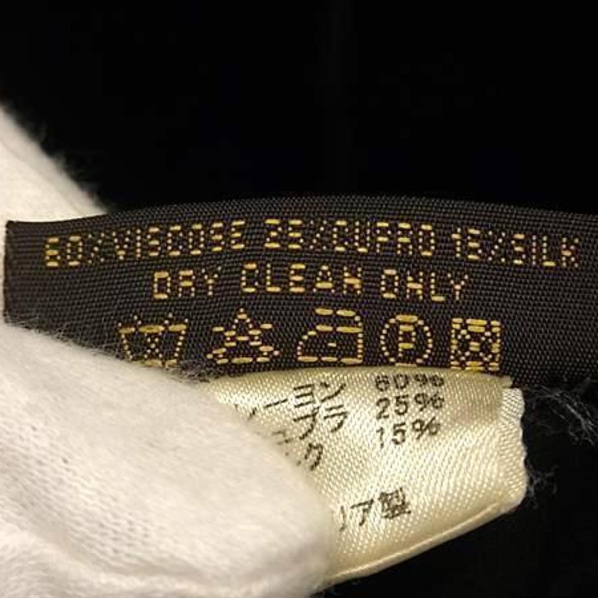 Louis Vuitton LOUIS VUITTON Monogram Echarpe Blue Black Scarf, 60% Rayon, 25% Cupro, 15% Silk, Women's Size ONE SIZE - 5 Thumbnail