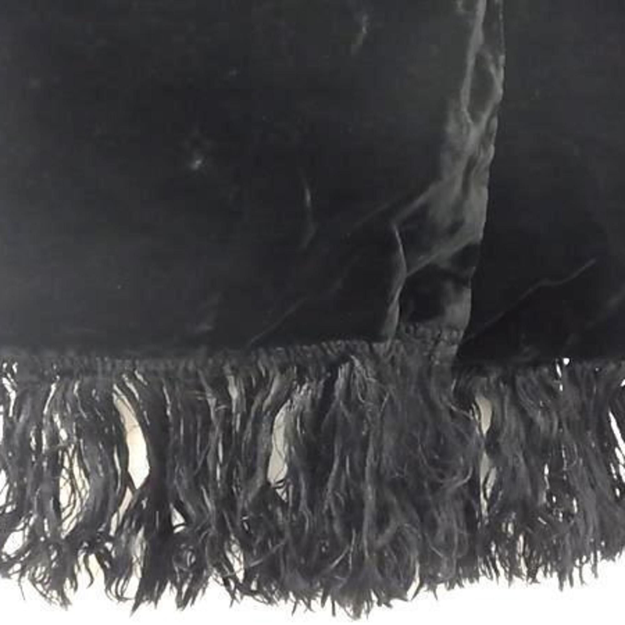 Louis Vuitton LOUIS VUITTON Monogram Echarpe Blue Black Scarf, 60% Rayon, 25% Cupro, 15% Silk, Women's Size ONE SIZE - 3 Thumbnail