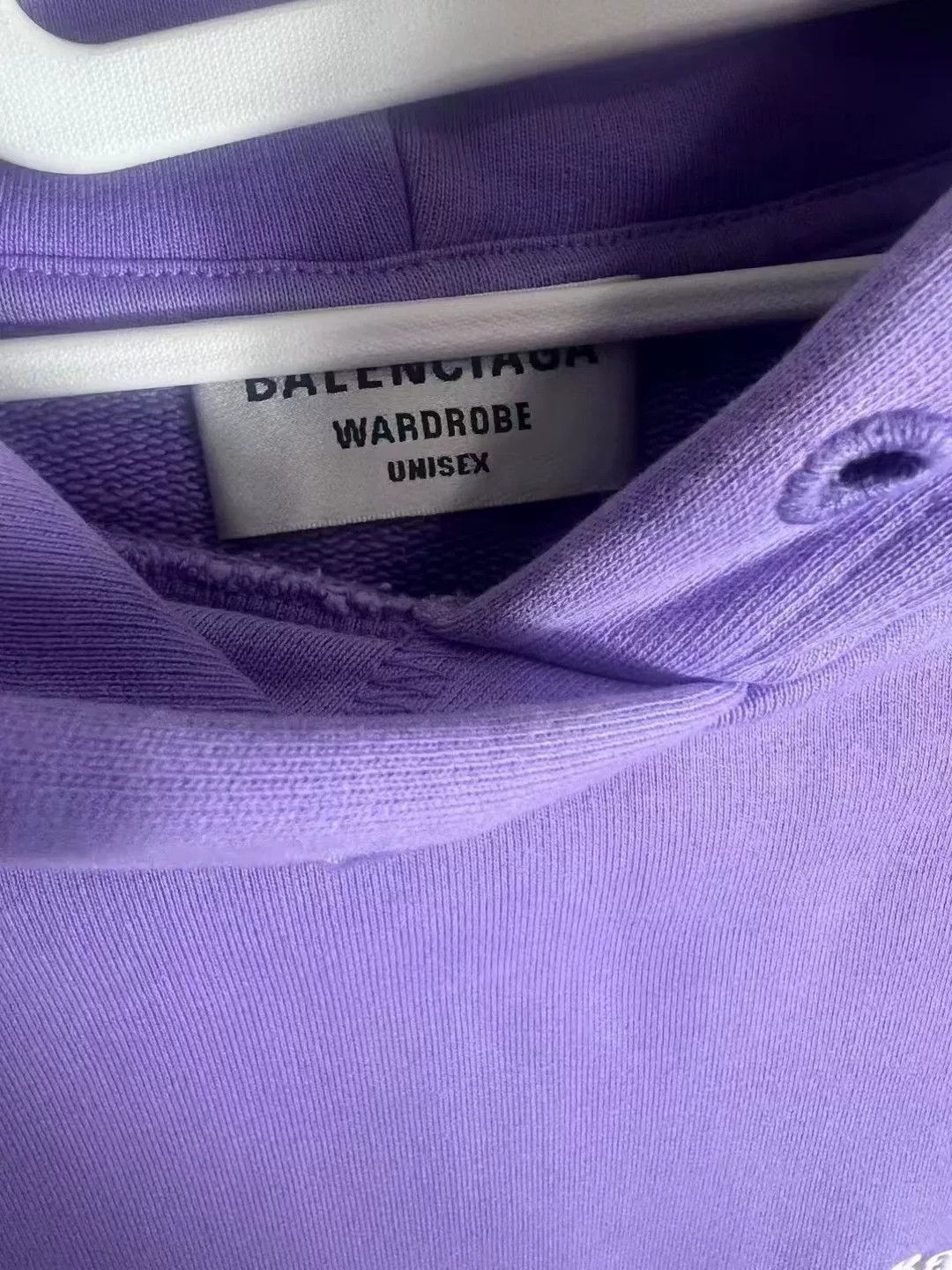 Balenciaga balenciaga lavender embroidered hoodie Size XS / US 0-2 / IT 36-38 - 4 Thumbnail