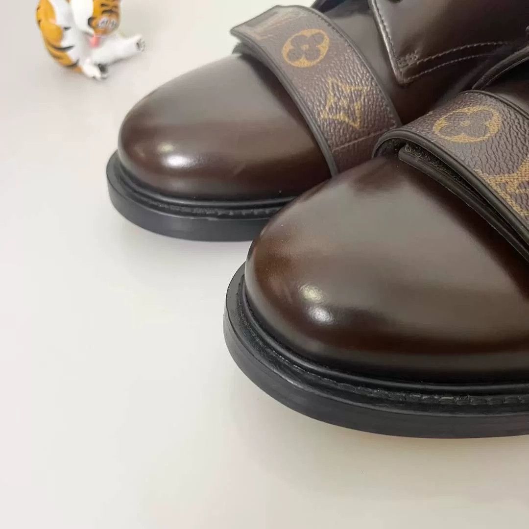 Louis Vuitton louis vuitton derby leather shoes for men Size US 8.5 / EU 41-42 - 7 Thumbnail
