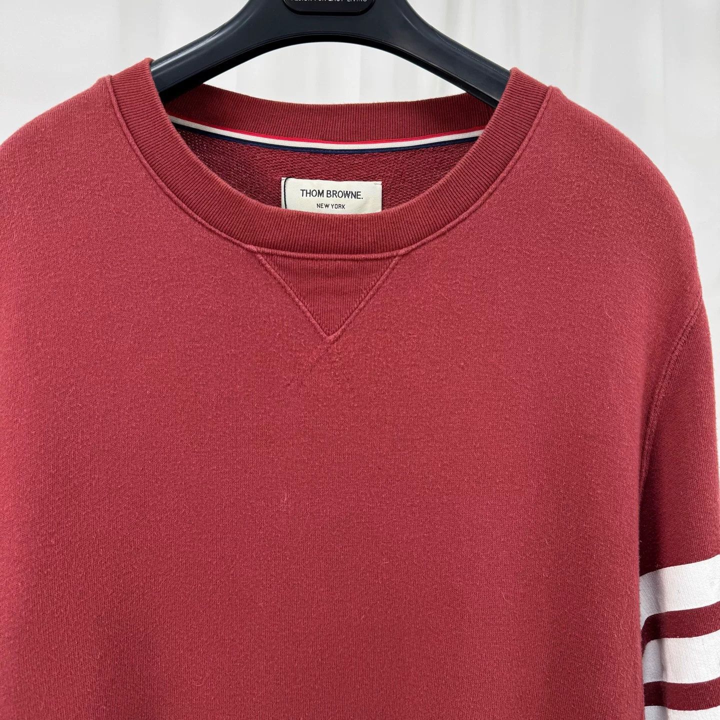 Thom Browne Thom Browne Burgundy Graphic Sweatshirt Size 2 Size US M / EU 48-50 / 2 - 3 Thumbnail