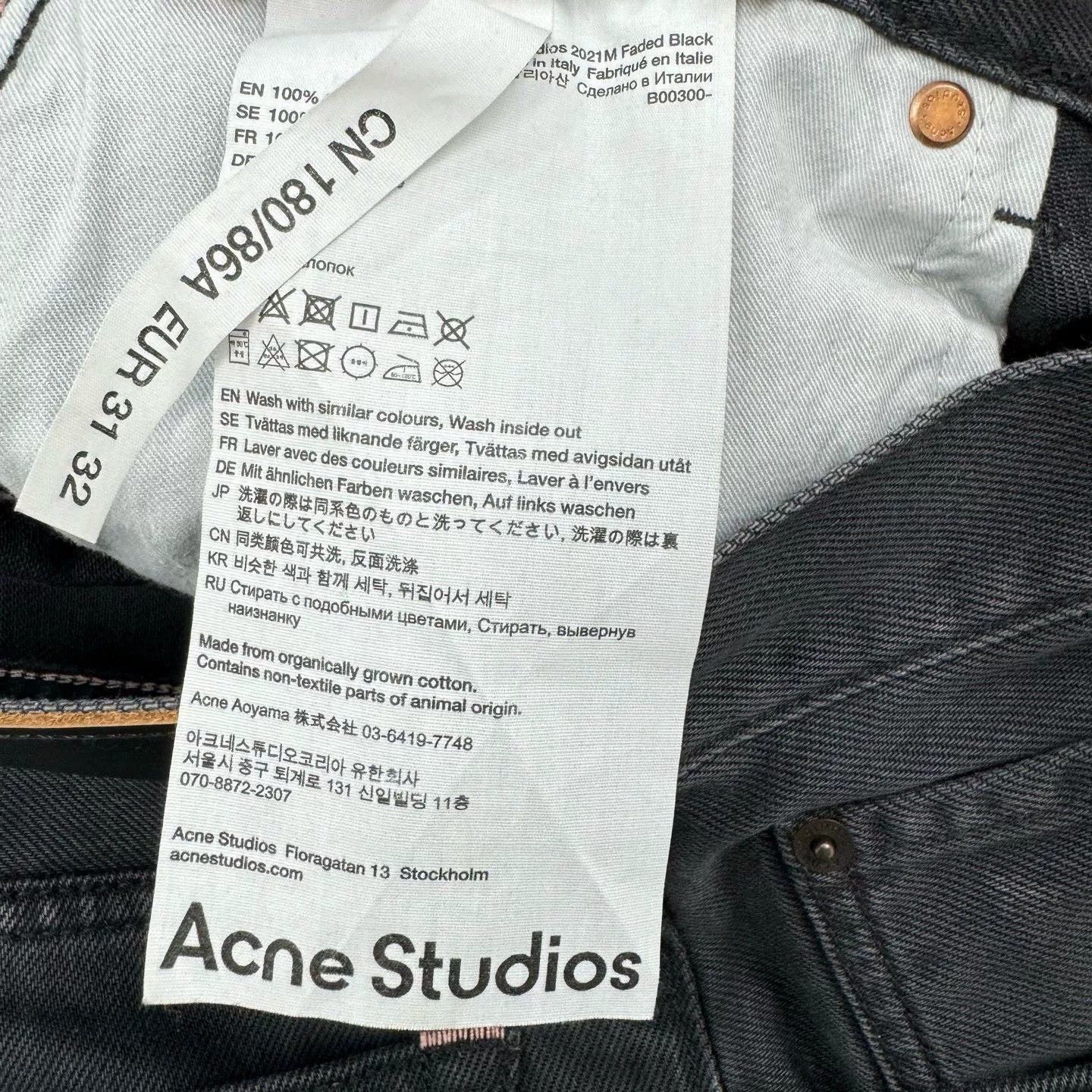 Acne Studios gray washed Acne Studios denim pants Size US 31 - 7 Thumbnail