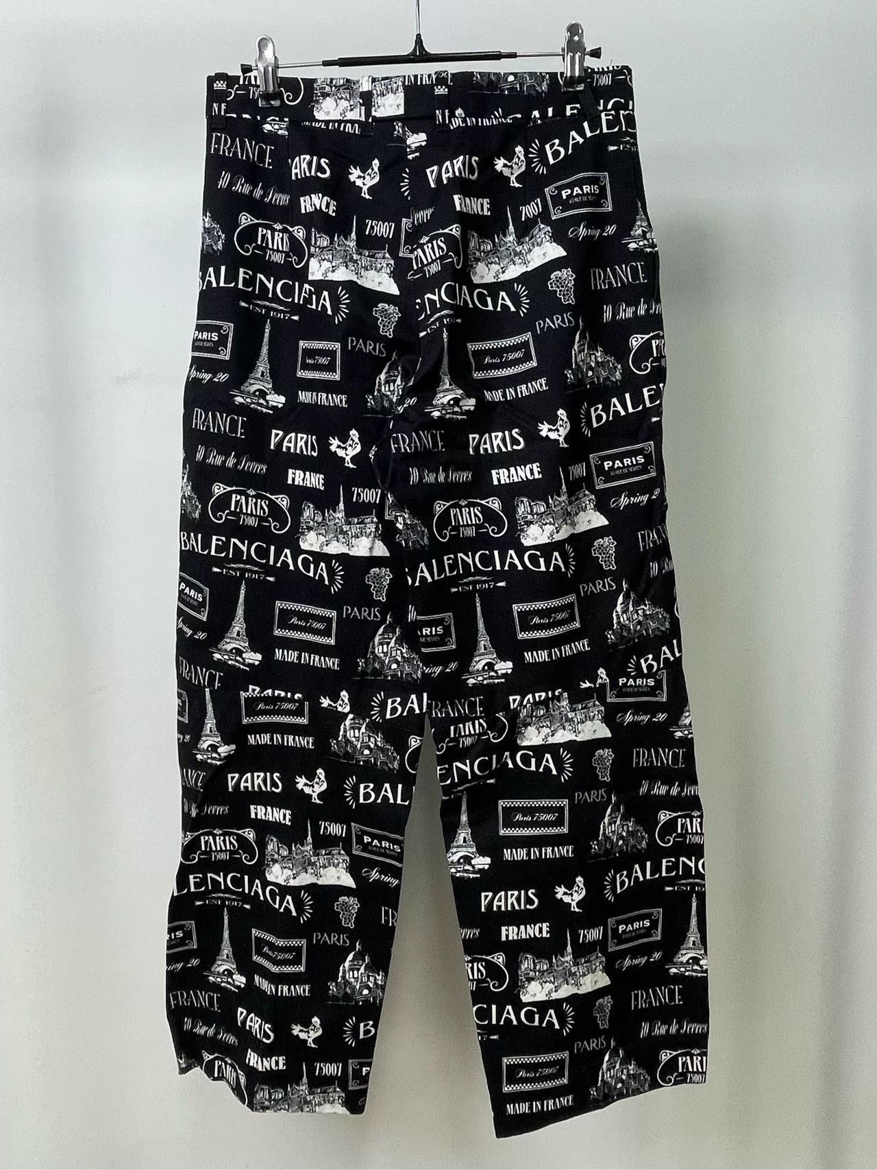Balenciaga Balenciaga Printed Denim Pants Size 44 Size US 44 / EU 60 - 2 Thumbnail