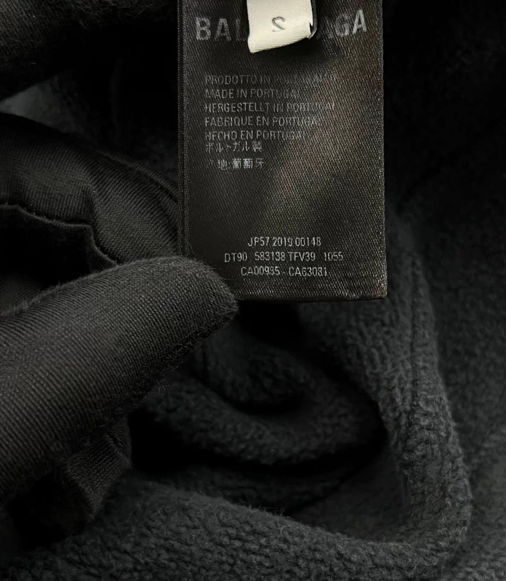 Balenciaga balenciaga black half-zip sweatshirt with logo Size US S / EU 44-46 / 1 - 4 Thumbnail
