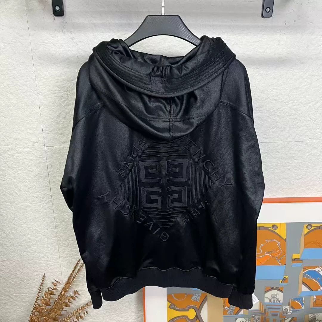 Givenchy givenchy velvet logo hoodie jacket Size US M / EU 48-50 / 2 - 2 Thumbnail