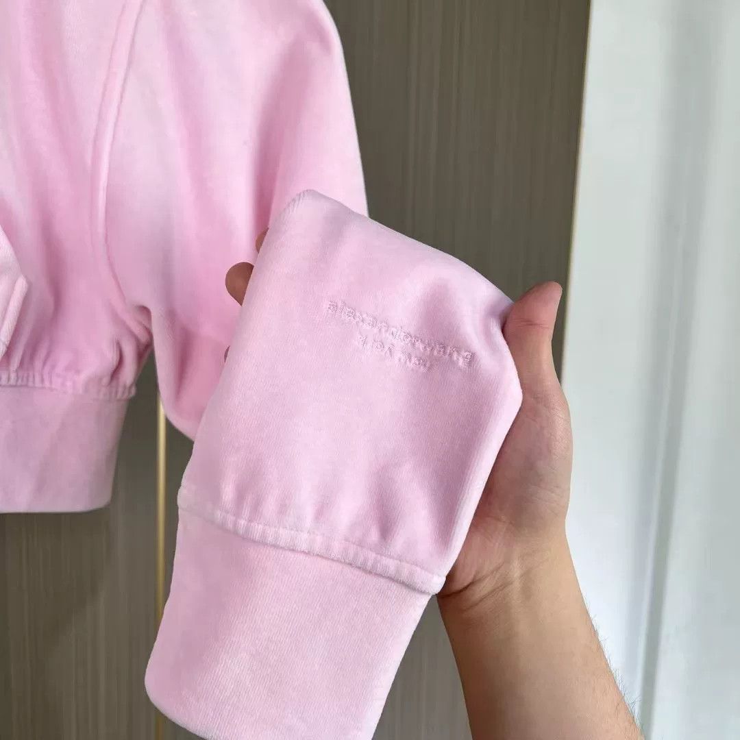 Alexander Wang pink alexander wang cropped hoodie Size XS / US 0-2 / IT 36-38 - 4 Thumbnail
