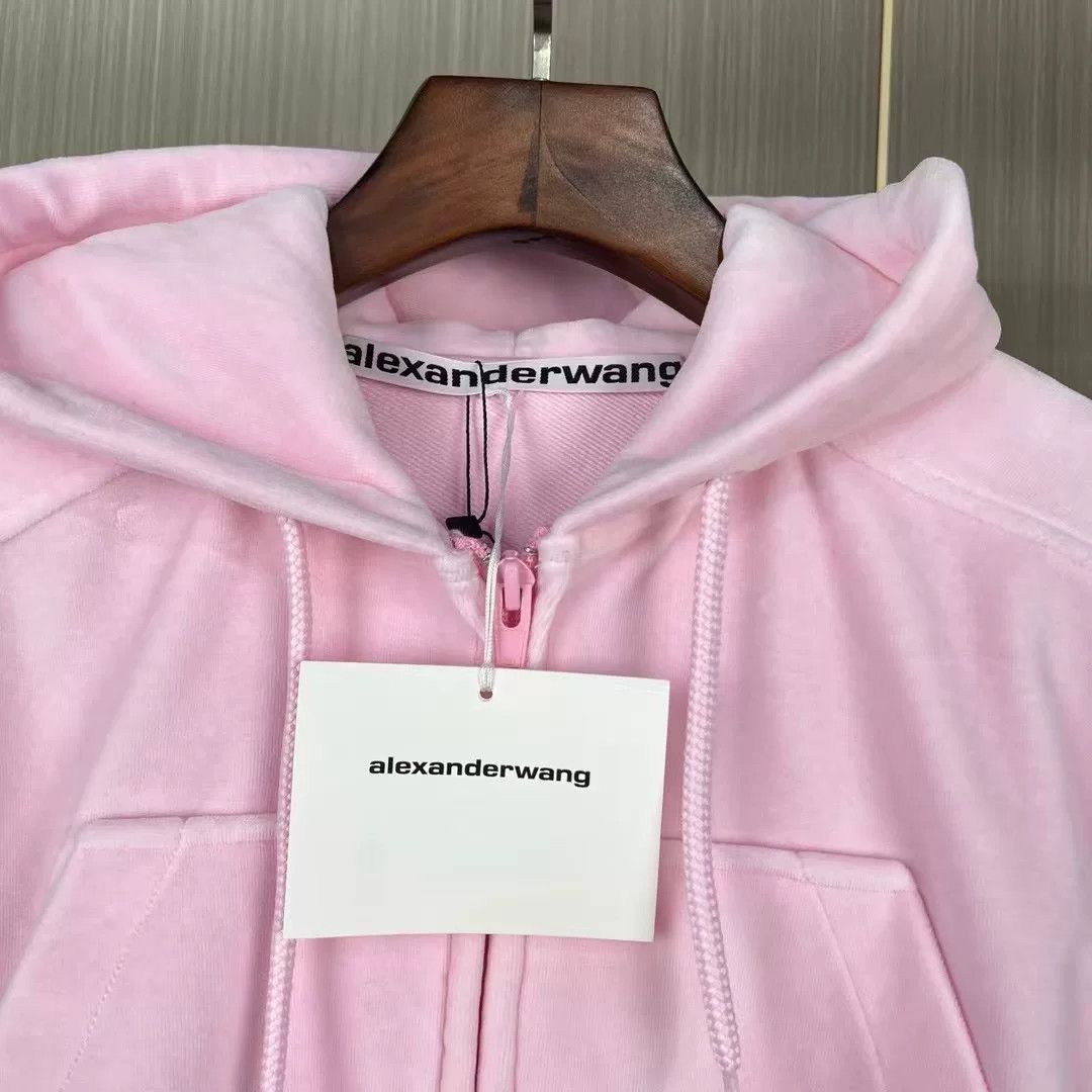 Alexander Wang pink alexander wang cropped hoodie Size XS / US 0-2 / IT 36-38 - 3 Thumbnail