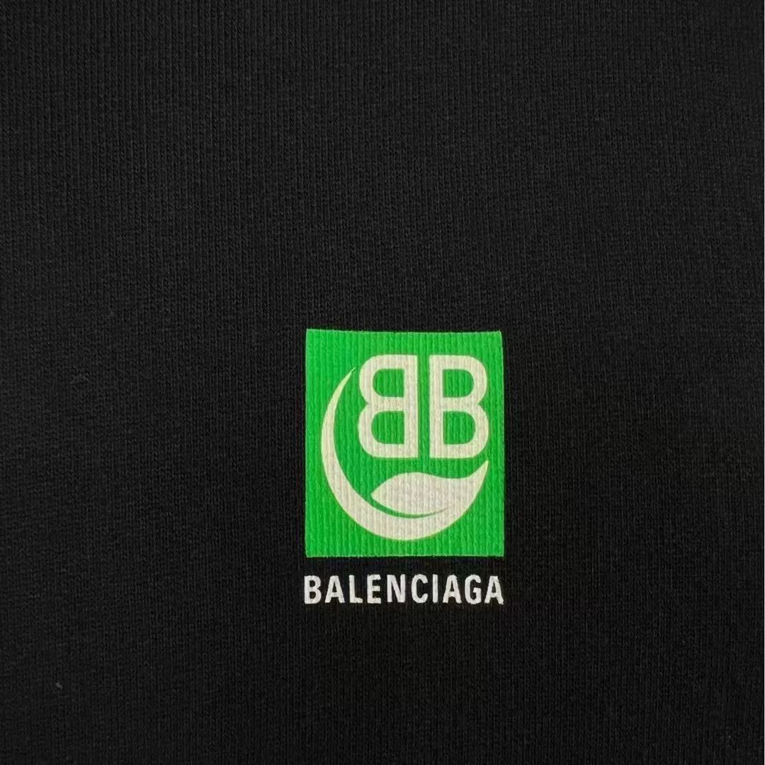 Balenciaga black balenciaga logo print hoodie Size US M / EU 48-50 / 2 - 5 Thumbnail