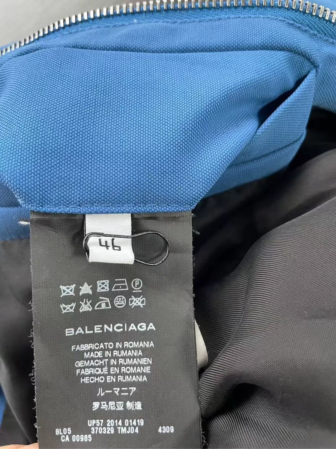 Balenciaga Balenciaga Work Jacket in Blue Color Size US L / EU 52-54 / 3 - 3 Thumbnail