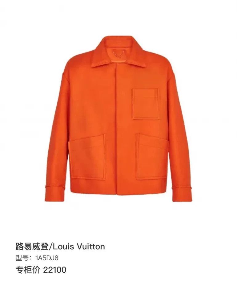 Louis Vuitton Louis Vuitton Multi-Pocket Jacket in Orange Size US L / EU 52-54 / 3 - 8 Thumbnail