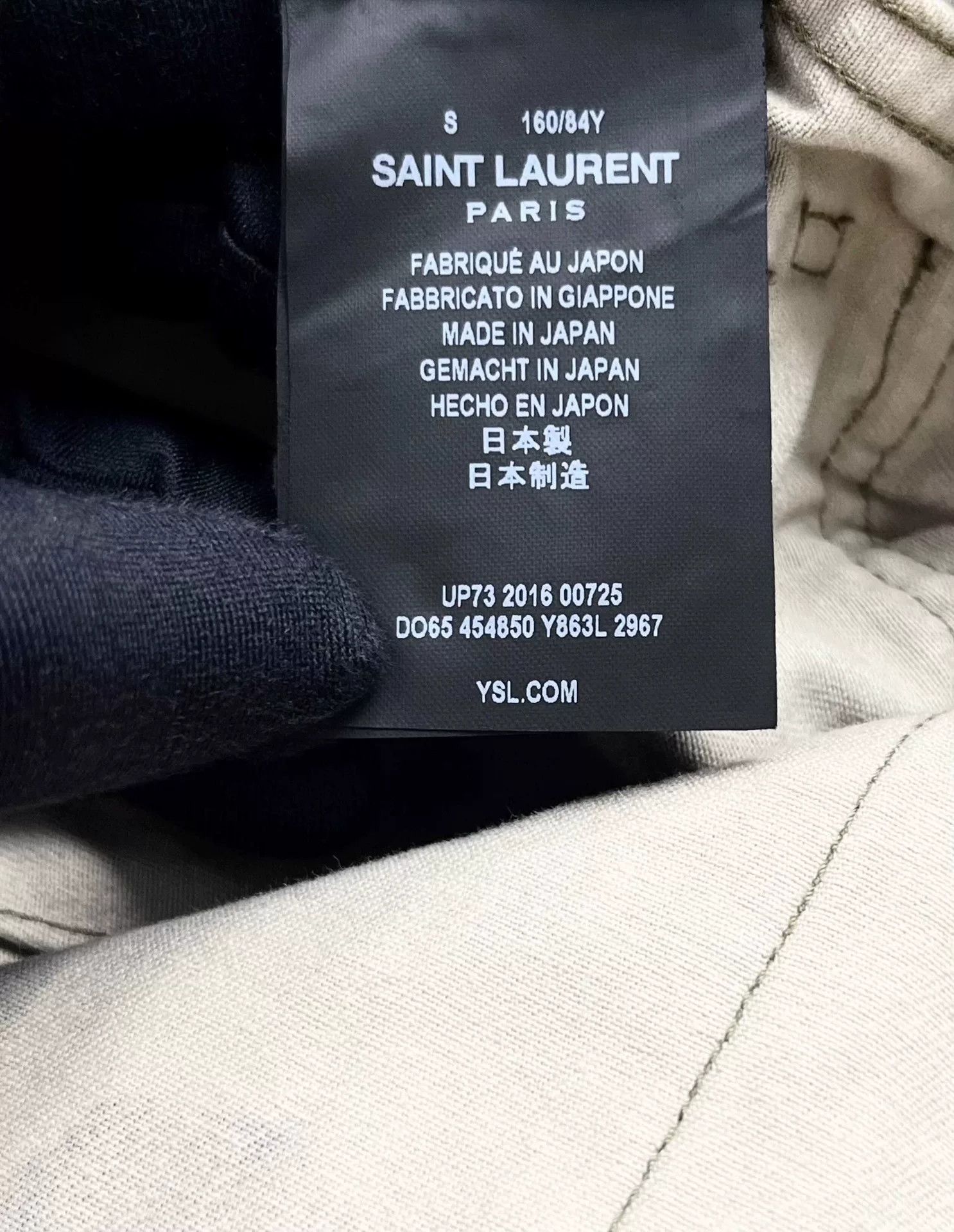 Saint Laurent Paris army green camouflage utility jacket with logo Size US S / EU 44-46 / 1 - 4 Thumbnail
