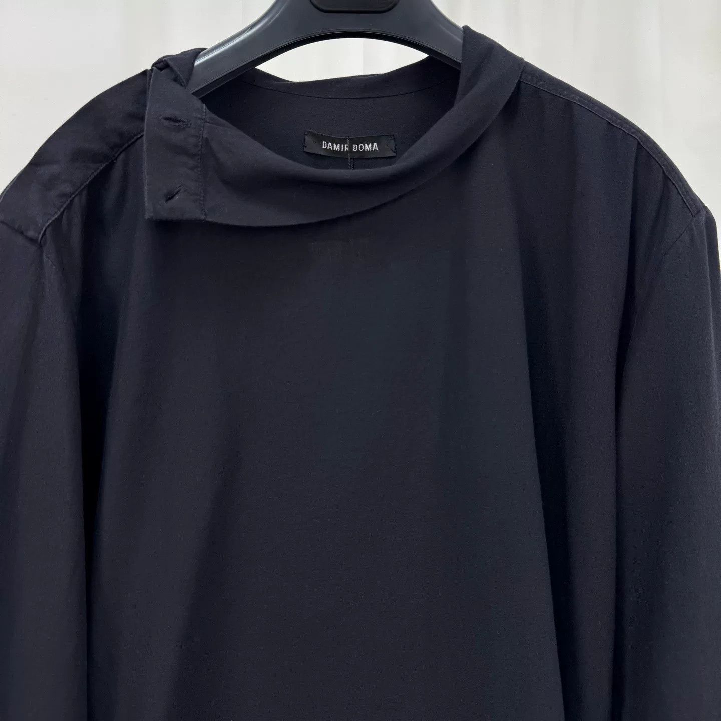 Rick Owens damir doma long sleeve shirt in dark color Size US M / EU 48-50 / 2 - 3 Thumbnail