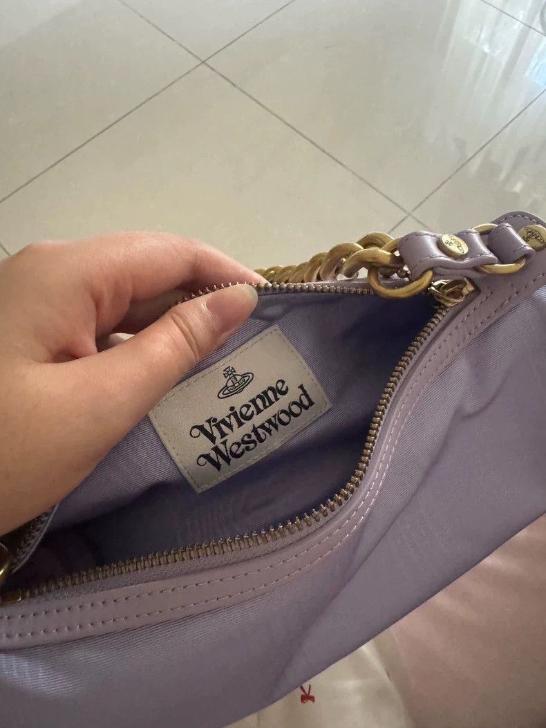 Vivienne Westwood Vivienne Westwood Purple Bucket Crossbody Bag Size ONE SIZE - 9 Thumbnail