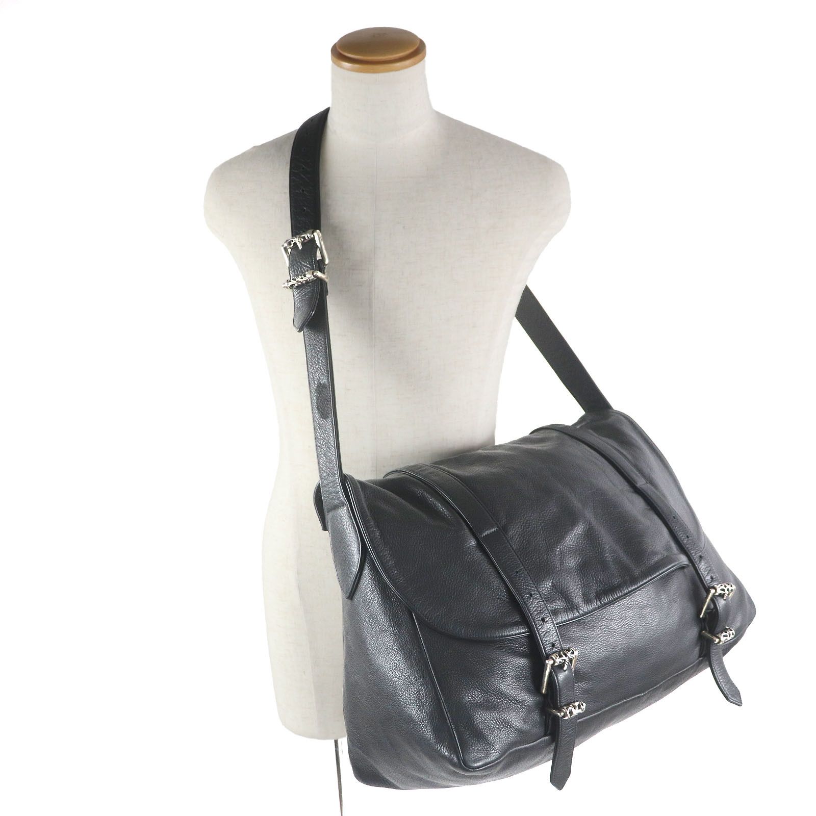 Chrome Hearts Other CHROME HEARTS G BENSIMONE Leather Shoulder Bag Leather Shoulder Bag DUTY FREE for USA Size ONE SIZE - 3 Thumbnail