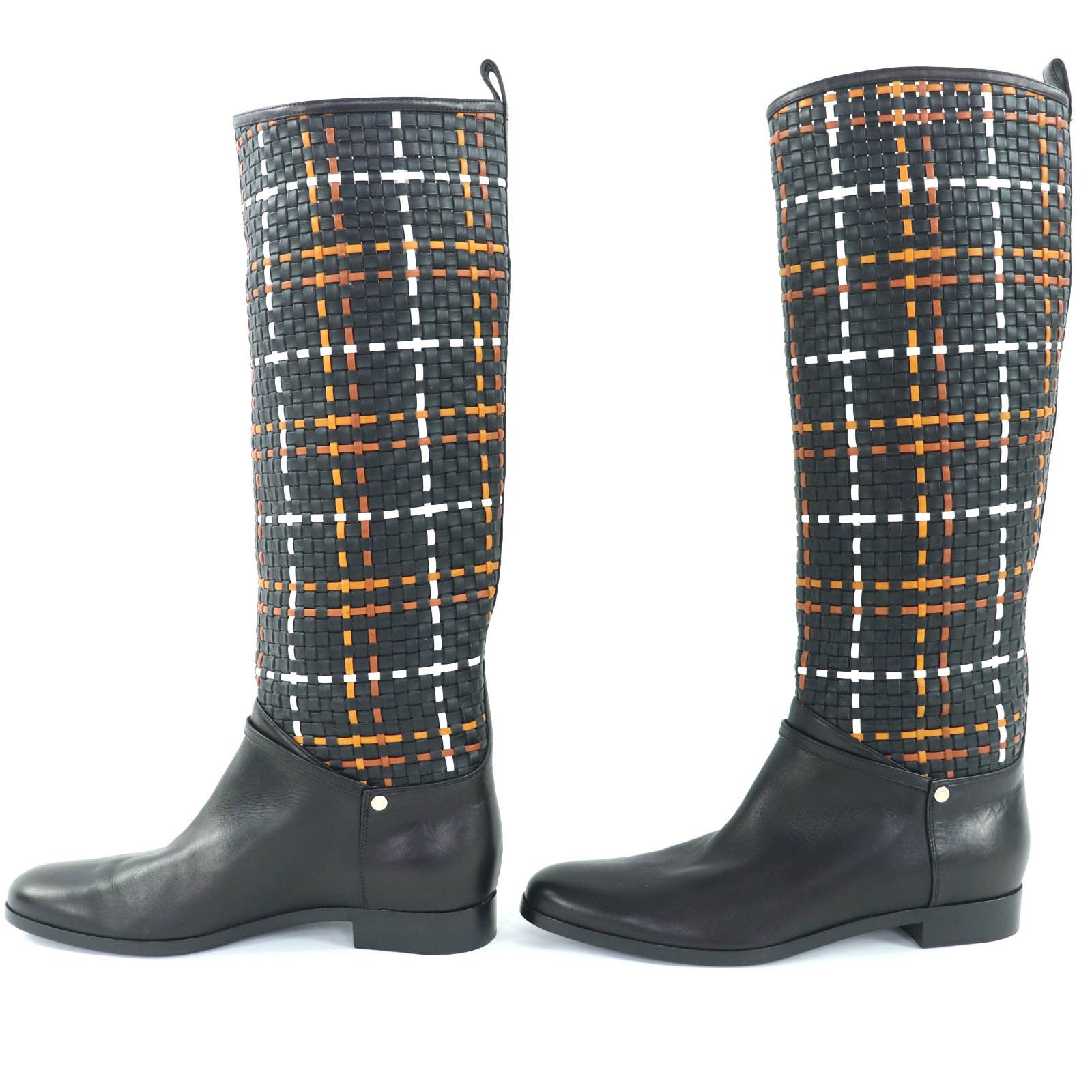 Hermes Hermes Hermès 37.5 Leather Boots Leather Shoes DUTY FREE for USA Size ONE SIZE - 3 Thumbnail