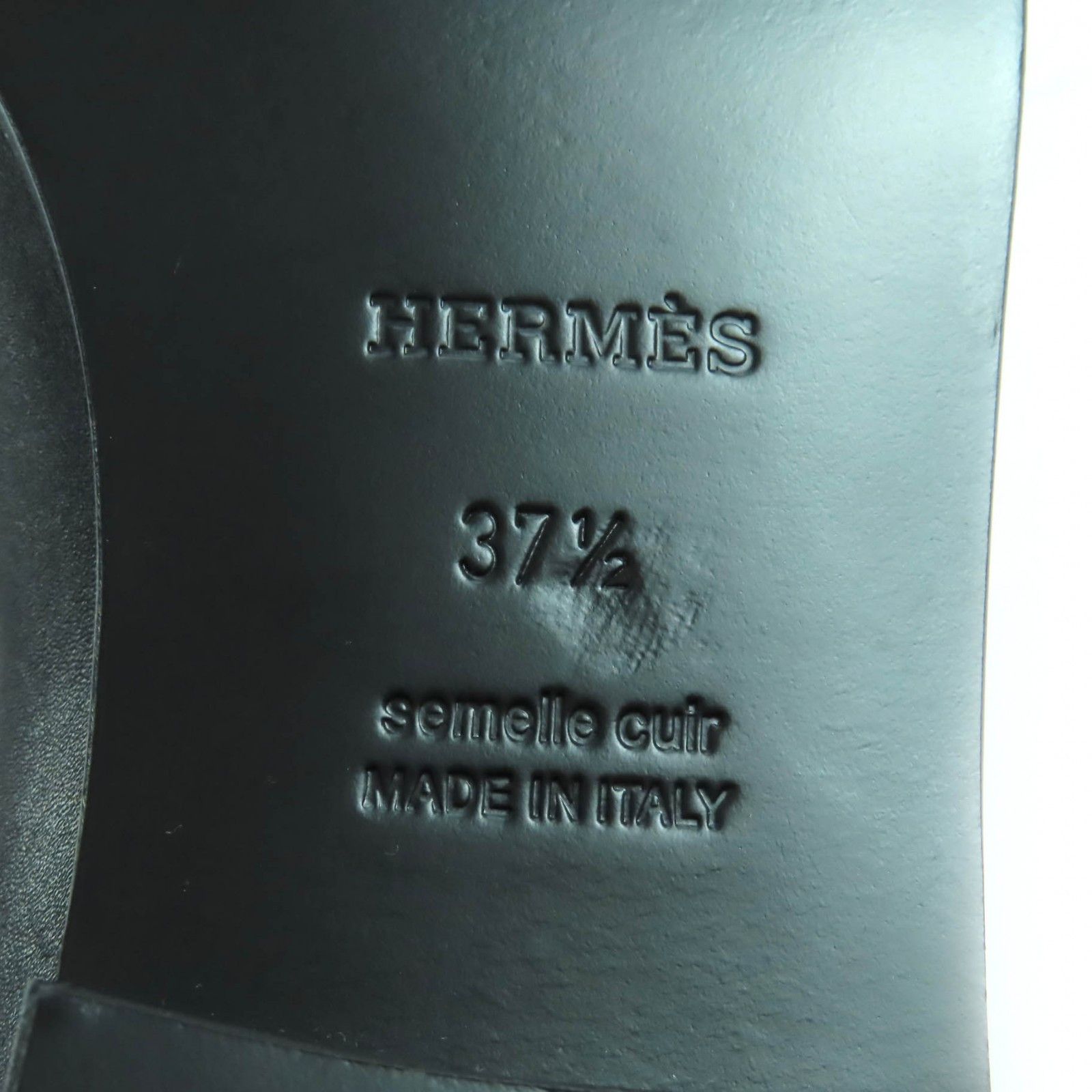 Hermes Hermes Hermès 37.5 Leather Boots Leather Shoes DUTY FREE for USA Size ONE SIZE - 12 Thumbnail