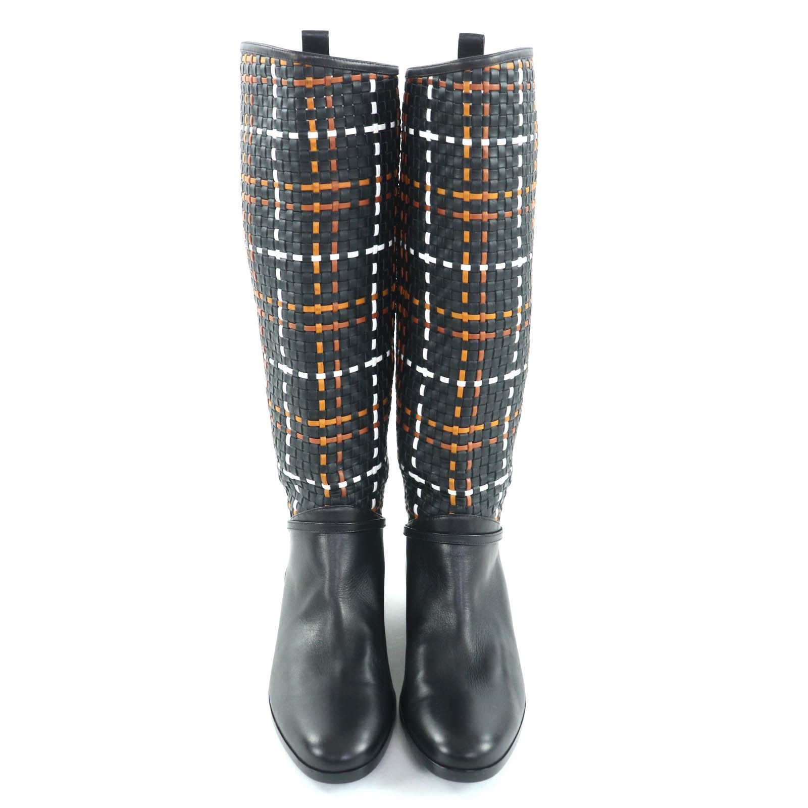 Hermes Hermes Hermès 37.5 Leather Boots Leather Shoes DUTY FREE for USA Size ONE SIZE - 7 Thumbnail