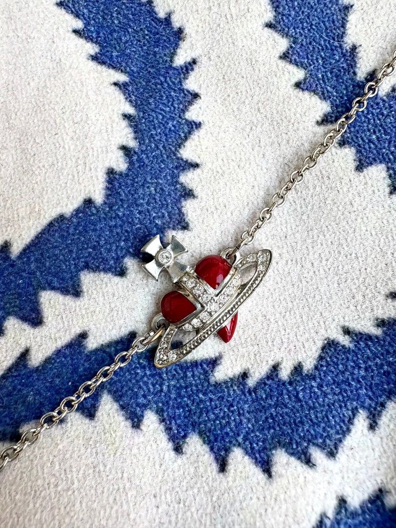 Vivienne Westwood Vivienne Westwood Vintage Red Heart Bracelet Size ONE SIZE - 4 Thumbnail