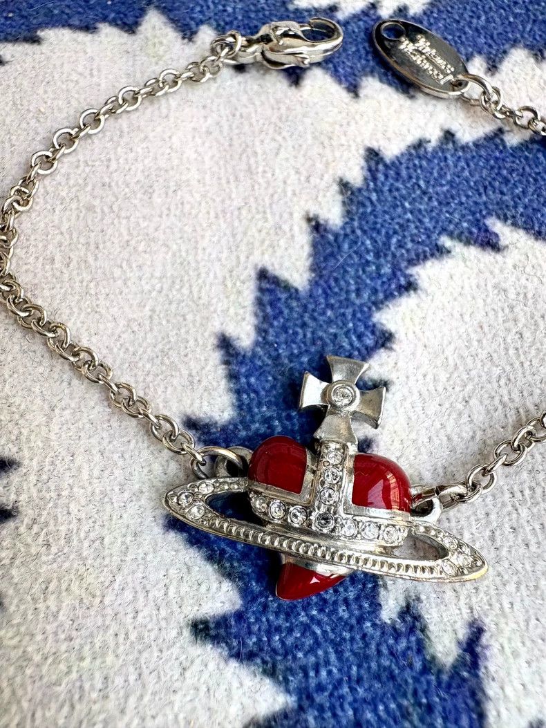 Vivienne Westwood Vivienne Westwood Vintage Red Heart Bracelet Size ONE SIZE - 2 Thumbnail