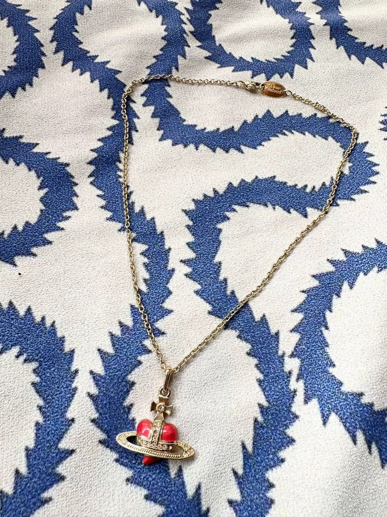 Vivienne Westwood Vivienne Westwood Red Heart Necklace Size ONE SIZE - 5 Thumbnail