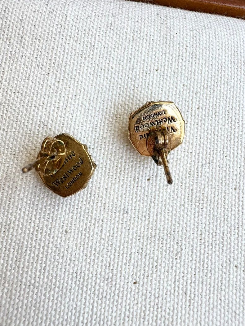 Vivienne Westwood Vivienne Westwood Vintage Moonstone Earrings Size ONE SIZE - 6 Thumbnail