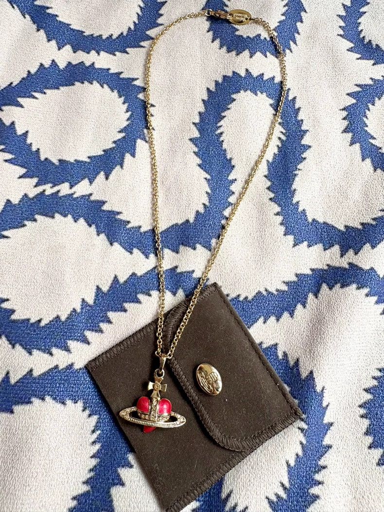 Vivienne Westwood Vivienne Westwood Vintage Gold Heart Necklace Size ONE SIZE - 2 Thumbnail