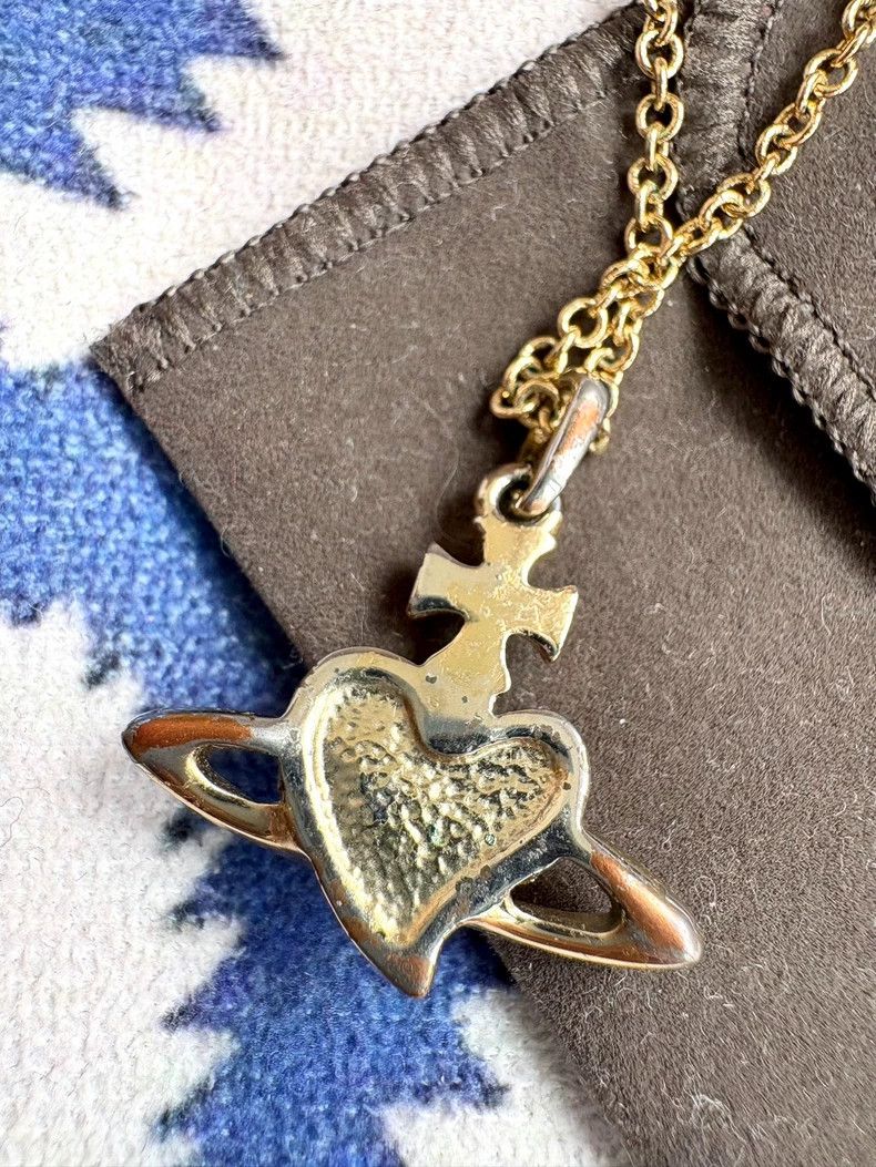 Vivienne Westwood Vivienne Westwood Vintage Gold Heart Necklace Size ONE SIZE - 3 Thumbnail
