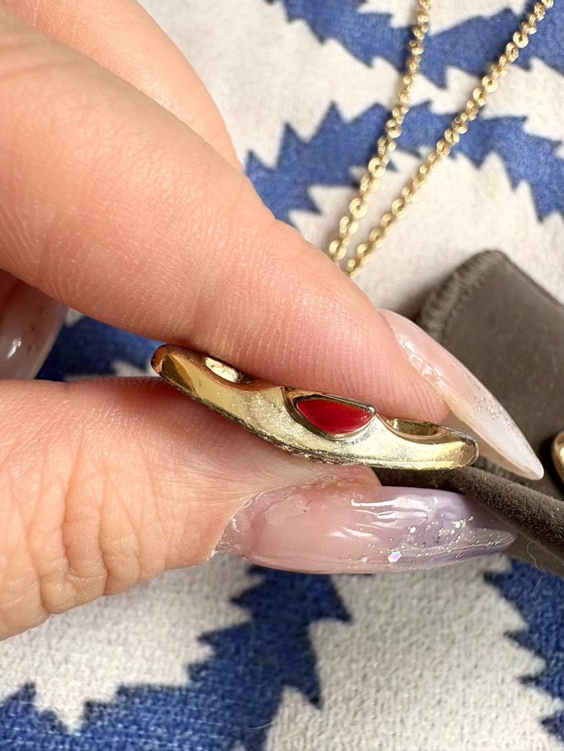 Vivienne Westwood Vivienne Westwood Vintage Gold Heart Necklace Size ONE SIZE - 4 Thumbnail