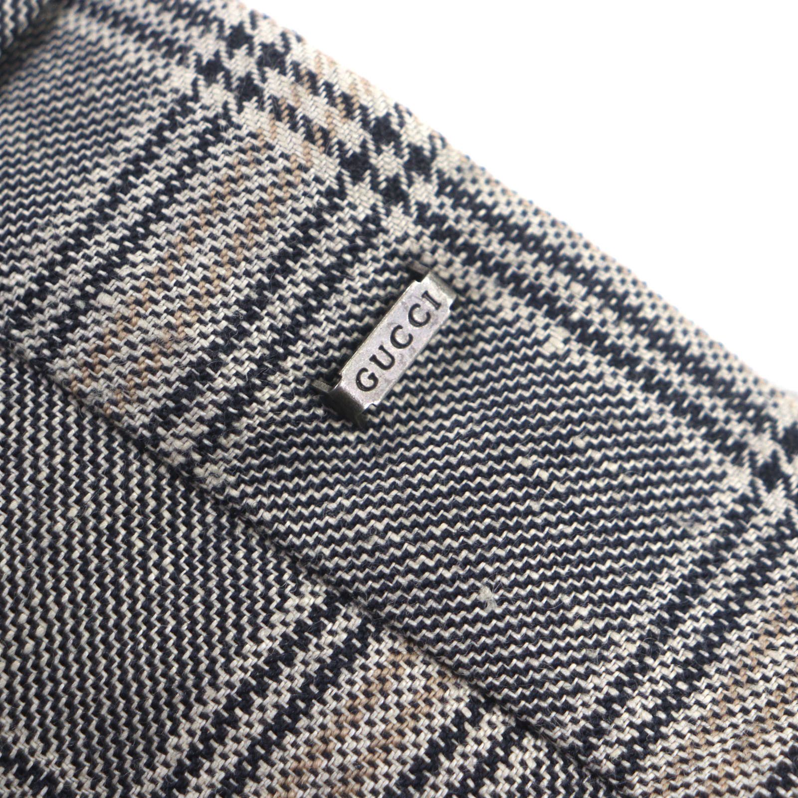 Gucci Gucci Gucci Check Pattern Linen Pants Others Pants DUTY FREE for USA Size ONE SIZE - 6 Thumbnail