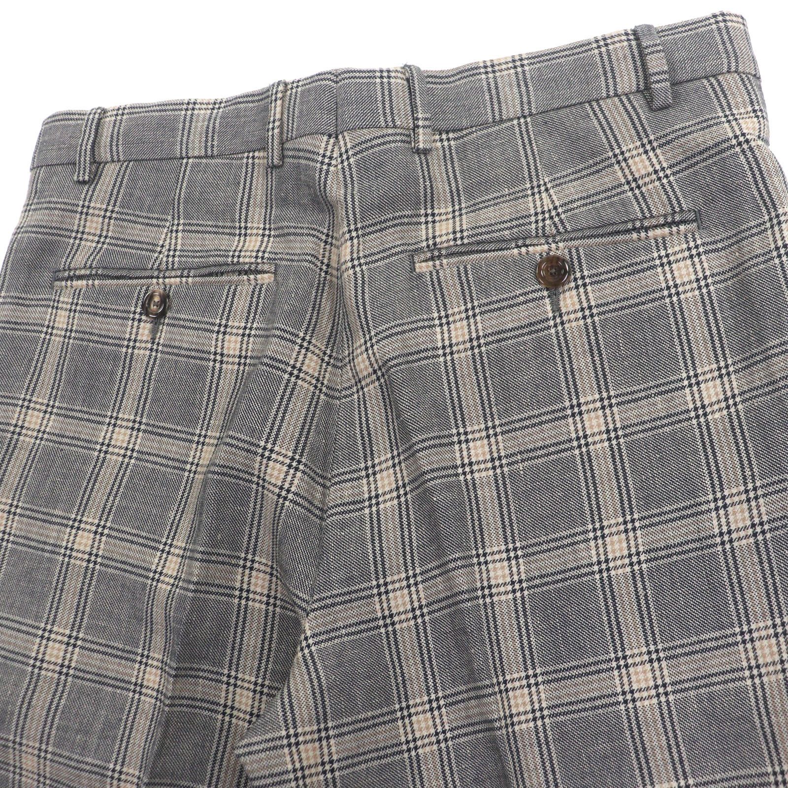 Gucci Gucci Gucci Check Pattern Linen Pants Others Pants DUTY FREE for USA Size ONE SIZE - 4 Thumbnail