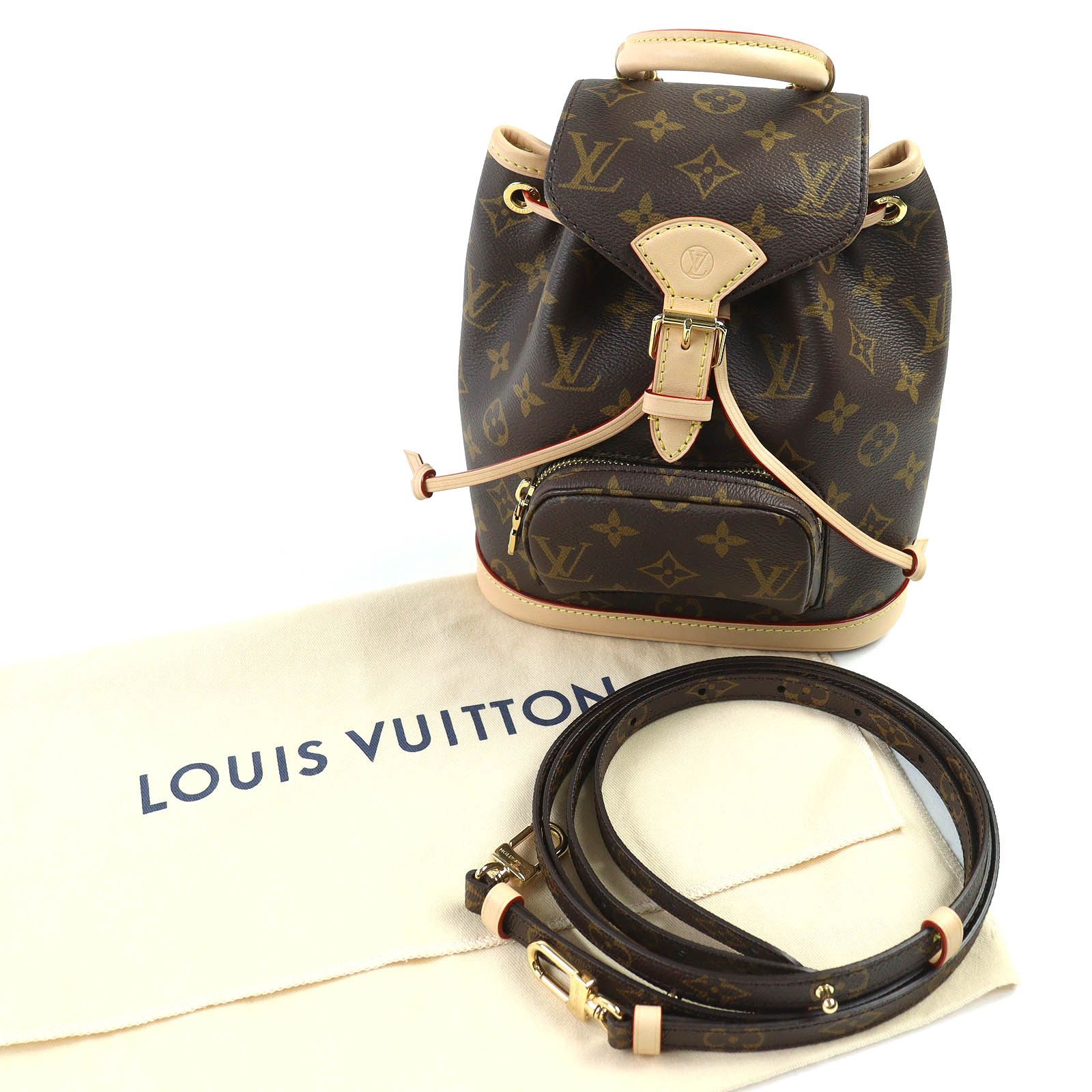 Louis Vuitton Louis Vuitton Louis Vuitton Montsouris MINI Monogram Backpack Canvas Backpack M11199 DUTY FREE for USA Size ONE SIZE - 3 Thumbnail