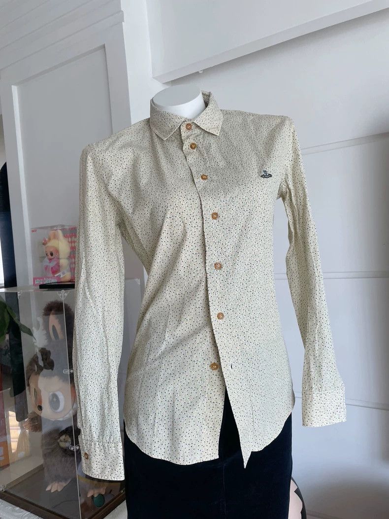 Vivienne Westwood Vivienne Westwood Floral Long Sleeve Shirt Size US M / EU 48-50 / 2 - 2 Thumbnail