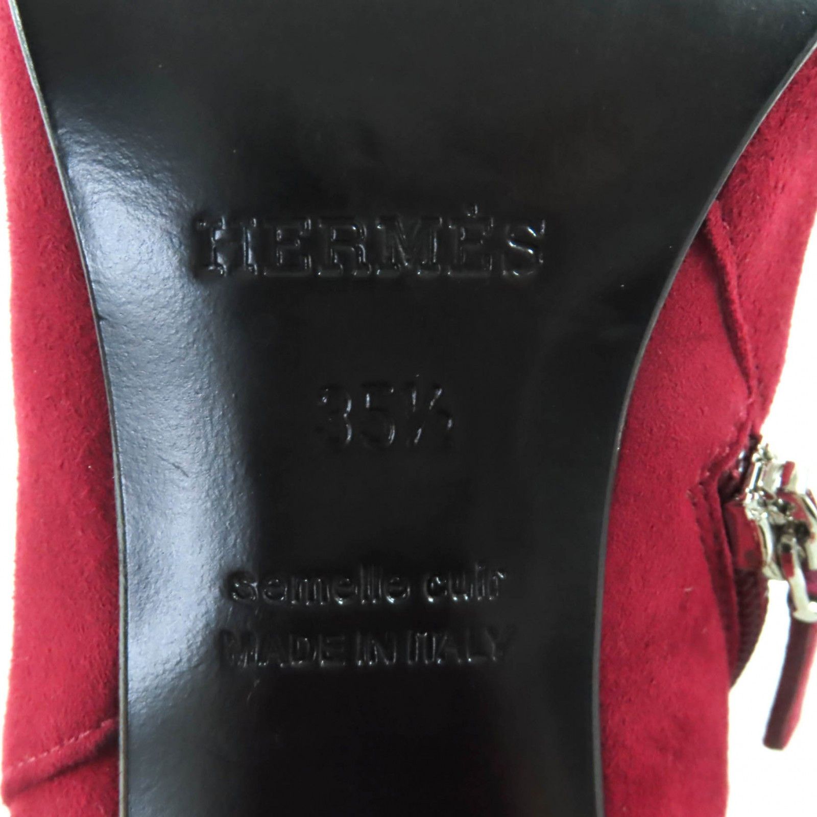 Hermes Hermes Hermès Saint Germain35.5 Suede Short Boots Suede Shoes DUTY FREE for USA Size ONE SIZE - 13 Thumbnail