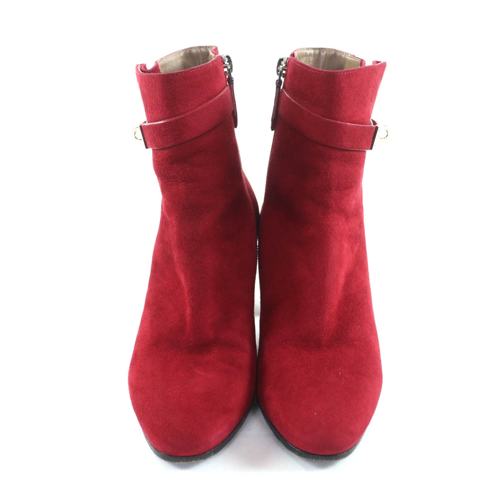 Hermes Hermes Hermès Saint Germain35.5 Suede Short Boots Suede Shoes DUTY FREE for USA Size ONE SIZE - 4 Thumbnail
