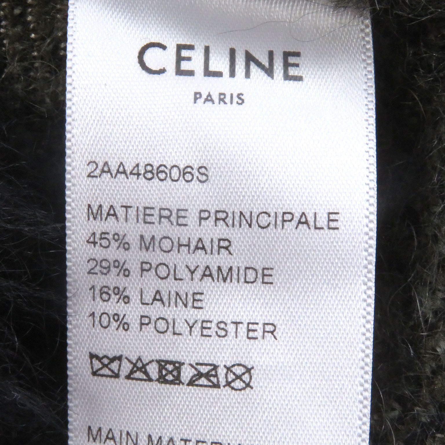Celine Celine CELINE Brushed mohair Embroidery Cardigan Others Tops DUTY FREE for USA Size ONE SIZE - 8 Thumbnail